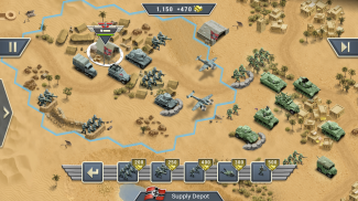 1943 Deadly Desert - a WW2 Strategy War Game screenshot 0