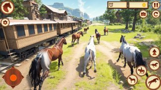 Virtual Wild Horse Family Game screenshot 3