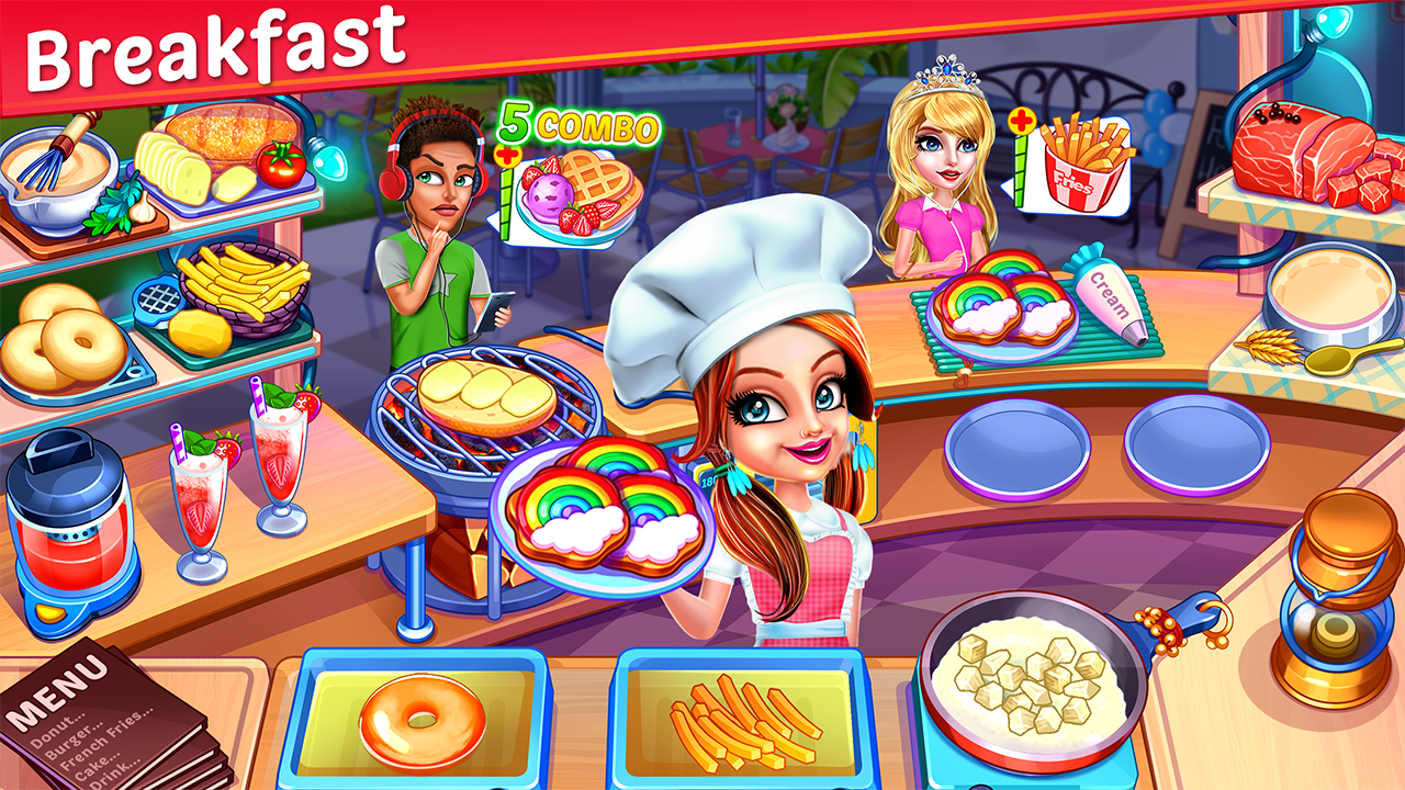 Download do APK de Jogos de Cozinha Comida Fever & Craze para Android