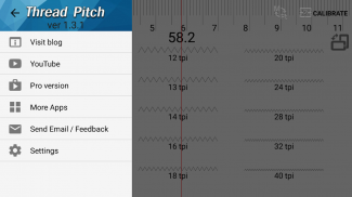Thread pitch gauge screenshot 3