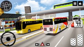 コーチバスシミュレーター-乗用バス運転ゲーム screenshot 1