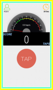 Tap Per Second - Speedometer screenshot 1