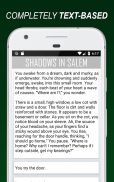 Shadows In Salem: A Text-Based Choices RPG screenshot 1