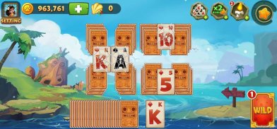 Solitaire Vacation - Tri-Peaks Island screenshot 4