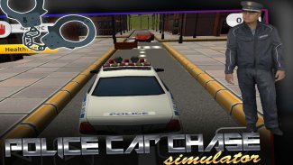 Kereta Polis mengejar Simulasi screenshot 14