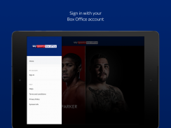 Sky Sports Box Office Live Boxing Event screenshot 6