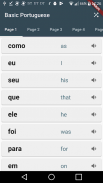 Basic Portuguese - over 900 Words screenshot 0