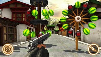 Watermelon shooting game 3D screenshot 7