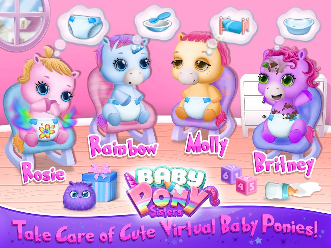 Baby Pony Sisters - Virtual Pet Care & Horse Nanny - Загрузить APK для  Android | Aptoide