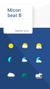 Micon Beat B weather icons screenshot 6