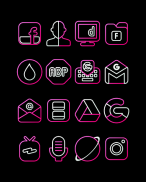 GuavaLine Pink - Icon Pack screenshot 1