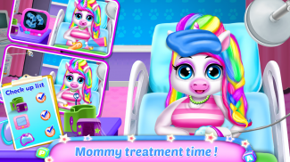 Mommy Pregnancy Birth Unicorn screenshot 7