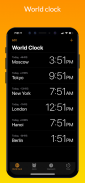 Clock iOS 16 - Clock Phone 14 screenshot 1