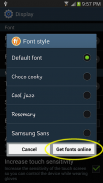 Galaxy Font Cari Gratis screenshot 1