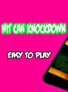 Knock Shooting aim Game - Down & Hit canned falls screenshot 3