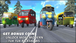 Tuk Tuk Rickshaw:  Auto Traffic Racing Simulator screenshot 8