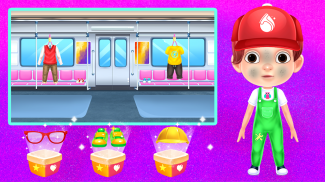 Baby Boy Modern Train Clean Up screenshot 3