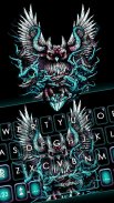 Devil Owl Wings Keyboard Theme screenshot 2