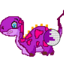 Dinosaurs Color Pixel Art Draw Icon