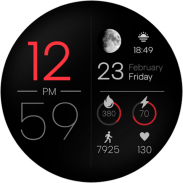 Minimal Digital Watch Face IO screenshot 7