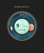 Space And Time Watch Face screenshot 1