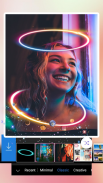 Light Crown Photo Editor: Neon Light Effects screenshot 1