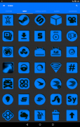 Blue and Black Icon Pack ✨Free✨ screenshot 21
