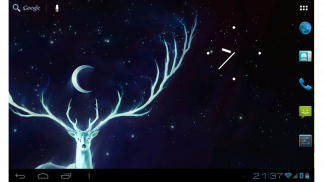 Night Bringer : Magic glowing deer live wallpaper screenshot 0