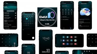 Dark Emui 10 Theme for Huawei screenshot 7