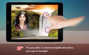 Natural Waterfall Photo Frame screenshot 1