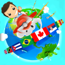 Geography Quiz Game 3D Icon