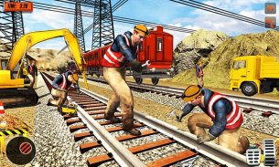 Heavy Machines Train Track Construction Simulator screenshot 6