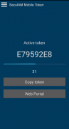 SecuIAM Mobile Token screenshot 1