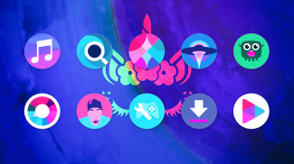 Unicorn Roundies - beautiful circle icons screenshot 2