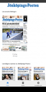 Jönköpings-Posten e-tidning screenshot 1