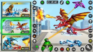 Multi Animal Robot Car Games screenshot 2