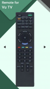 Remote for Vu TV screenshot 1