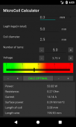 Pocket Vapor CoilCalculator screenshot 1