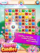 Sweet Candies 2 - Chocolate Cookie Candy Match 3 screenshot 2