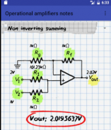 Operational amplifiers notes screenshot 0