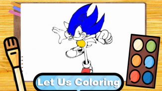 Soni Coloring Blue Cartoon screenshot 0