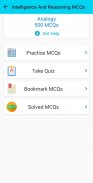 Intelligence & Reasoning MCQs screenshot 3