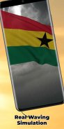 Ghana Flag Live Wallpaper screenshot 7