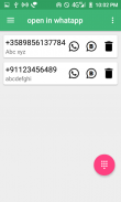 Open in whatapp | Chat without Save Number screenshot 0