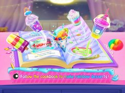 Rainbow Unicorn Secret Cook Book: Food Maker Games screenshot 2