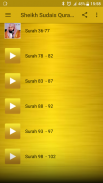 ชีค Sudais คัมภีร์กุรอาน MP3 screenshot 1