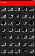 Half Light Black Icon Pack ✨Free✨ screenshot 4