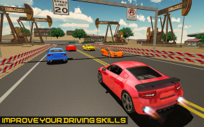 Racing With Power Steering - Car Racing Game 2019 screenshot 1