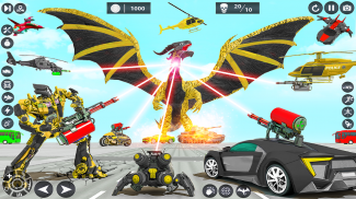 Dragon Robot Police Car Games screenshot 1