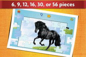 Yapboz Oyun Atlarla - Çocuklar ve yetişkinler 🐴 screenshot 2